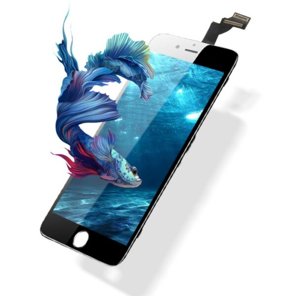 IPhone 6 Plus Black 3 - IPhone 5s Sort Orginal LCD Display Touch Skærm (Oem)