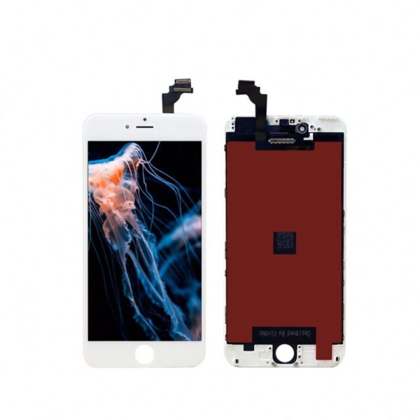IPhone 6 Plus White 1 - Iphone 6 Plus Hvid Orginal LCD Display Touch Skærm (OEM)