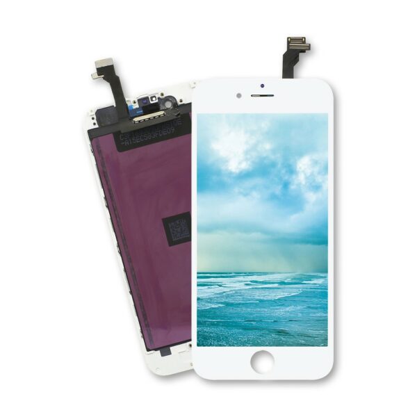IPhone 6 white 2 - Iphone 6 Hvid LCD Display Touch Skærm (Premium kvalitet)
