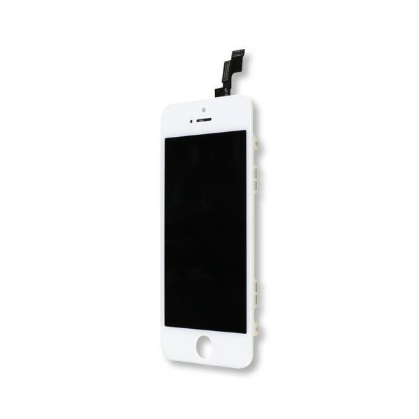 IPhone 5 White 2 - iPhone 5 Hvid LCD Display Touch Skærm (Premium kvalitet)