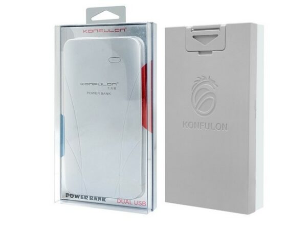 Powerbank6 - Konfulon Powerbank 10000A Gray
