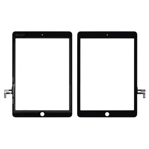 ipad air 1 touch sort uden knap 2 - iPad Air 1 Touch Skærm (OEM) – Uden Home knap – Sort