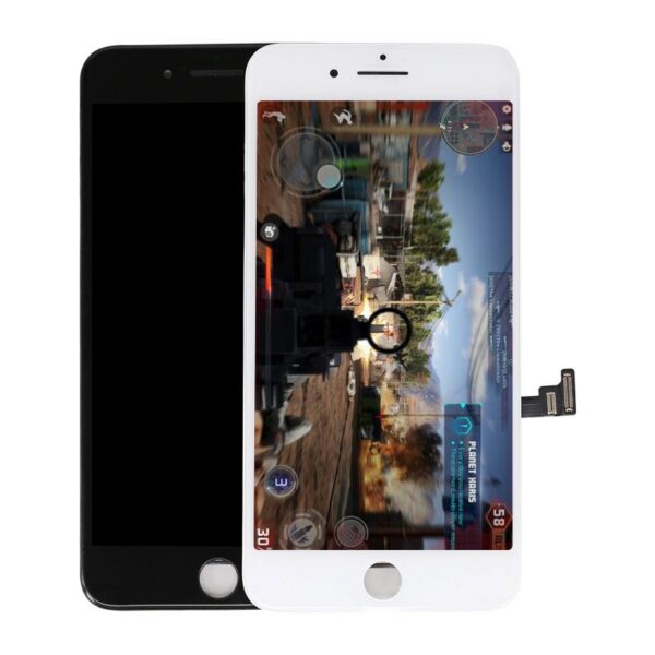 IPhone 7 Plus 1 - Iphone 8 Hvid Orginal LCD Display Touch Skærm (Oem)