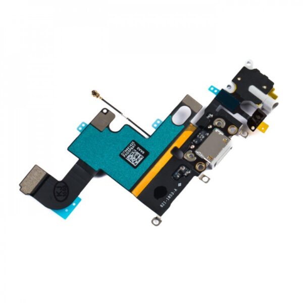 iphone 6 dock charging flex cable - Iphone 6 Opladerforbindelse Flex Kabel - Grå