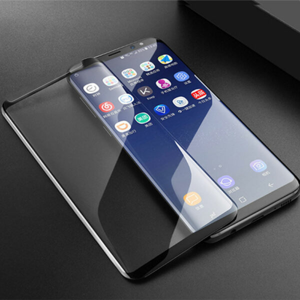 s94 - Samsung S8 Full Skærmbeskyttelse - Sort