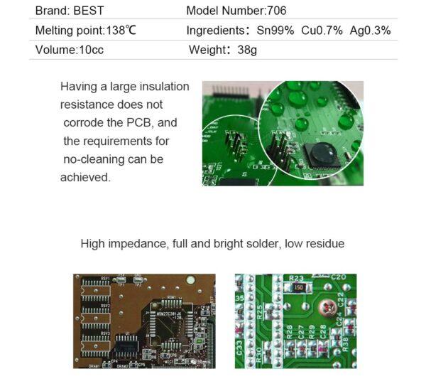 706 04 - Solder Paste Tin Cream Welding Solder BGA Flux