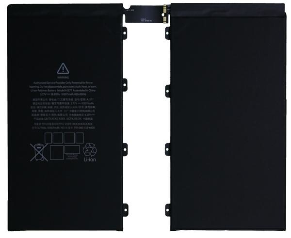 129 1 - iPad Pro 12,9 1.Gen Batteri -Original kapacitet