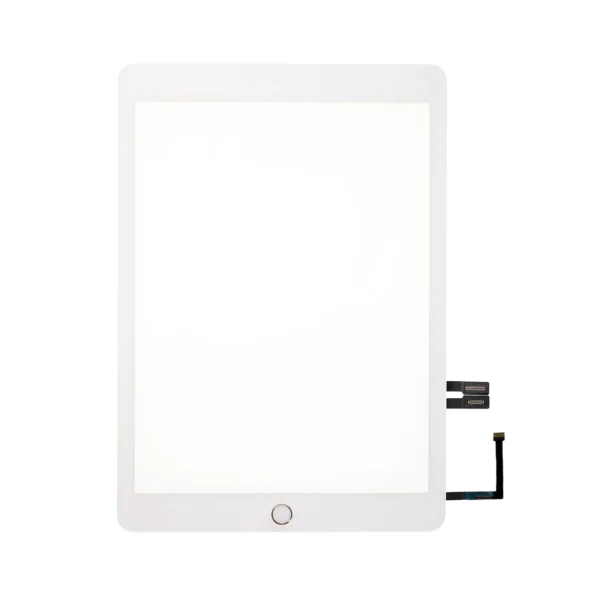 19453 replacement for ipad 6 touch screen assembly with gold home button assembly white - iPad 6 2018 Touch Skærm (OEM) – Med Home knap – Hvid