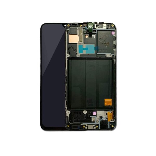 Samsung A40 2 - Samsung A40 Lcd Skærm Med Ramme (Original Service Pack)