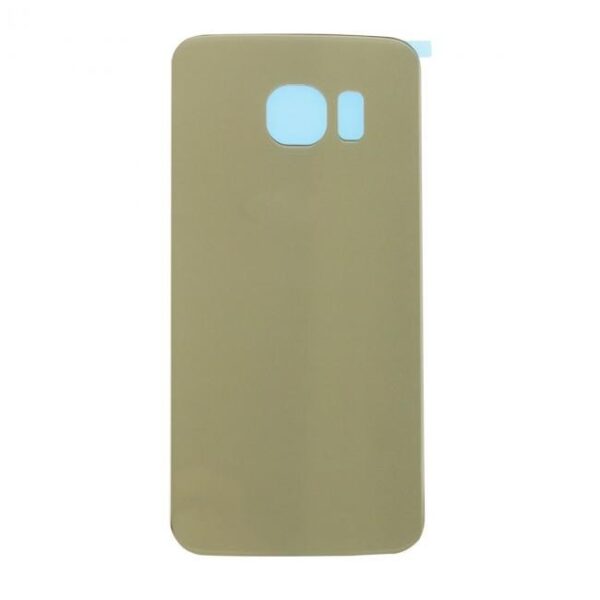 Gold 1 - Samsung Galaxy S6 Edge Bagglas (Med Logo)