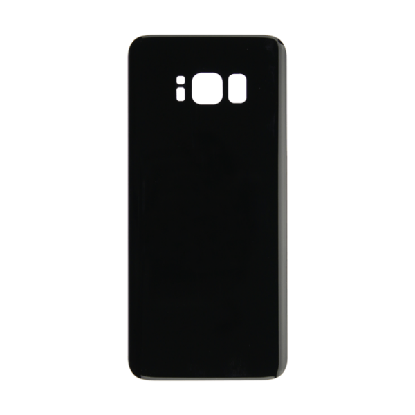 black - Samsung Galaxy S8 Bagglas(Med Logo)
