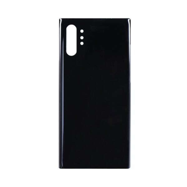 sort 1 - Samsung Note 10 Plus Bagglas Uden Kameralinse (Med Logo)