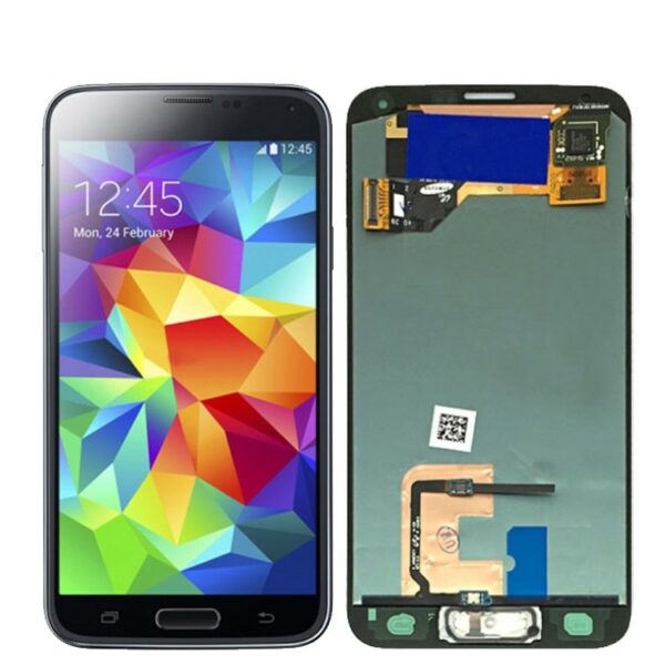 s5 - Samsung Galaxy S5(SM-G900) Sort Lcd Skærm (Oem Kvalitet)
