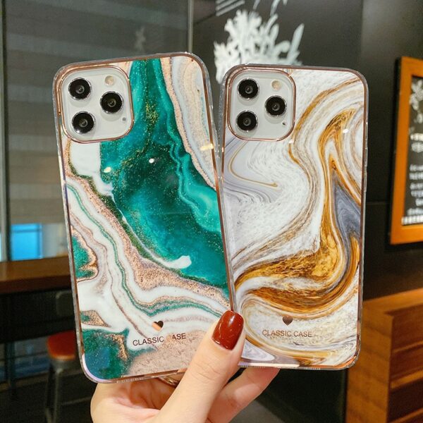 1 2 - iPhone 14 Marble Cover