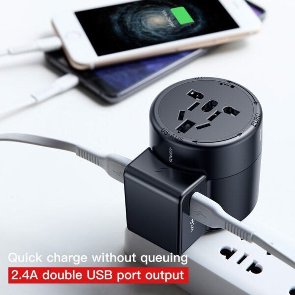 kyr online 101600878A 4 1000X1000 - Baseus Universal Hele verden rejseadapter Med Usb Port