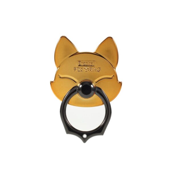 kyr online 102101833C 2 1000X1000 - Electroplating Fox Magnetisk Ring Holder Til Smartphones