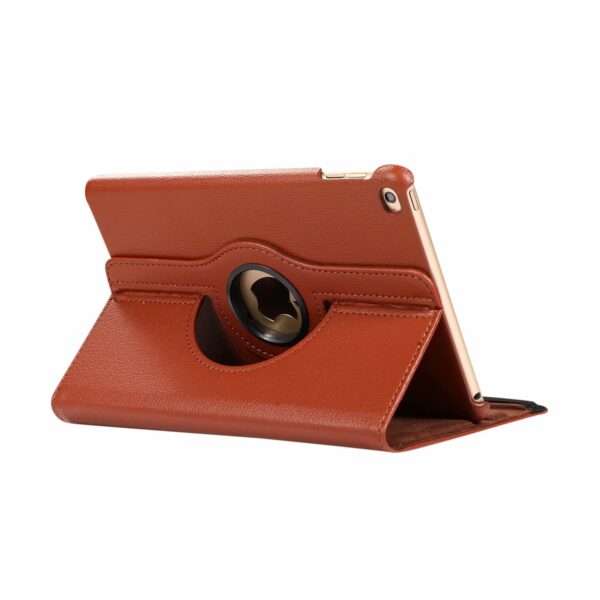 kyr online 360 brown - IPad Mini 4/5 - 360 graders rotering Flip PU Læder Cover