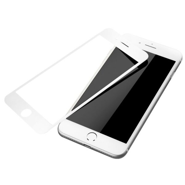 kyr online 7 Beyaz - iPhone 7 Plus / 8 Plus Full Skærmbeskyttelse