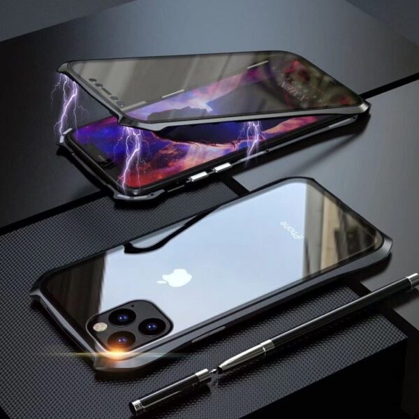 kyr online H77f1054608c4404f9a1823b8bce7dca49 - iPhone XR 360⁰ Magnetisk Cover Forside og Bagside Glass