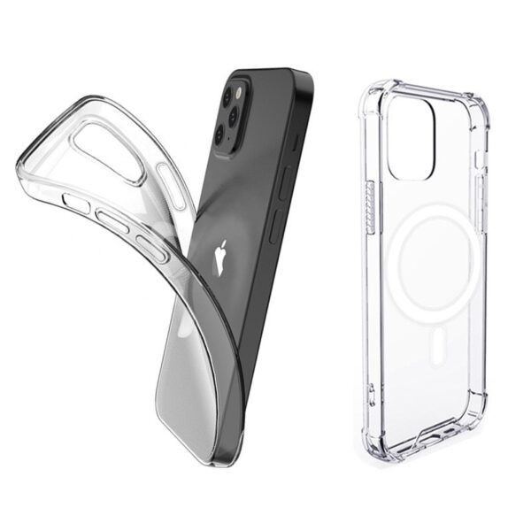 kyr online kyr online 3 - iPhone 12 Pro Max Magnetisk Gennemsigtig Silikone Cover