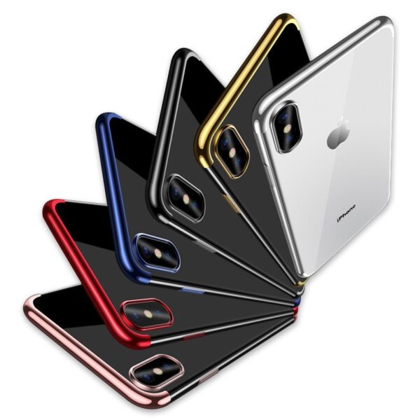 kyr online xr luxury for iphone xs max phone3 - iPhone XS Max Electroplating TPU Cover