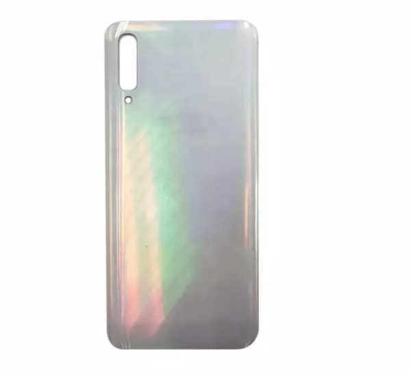 Samung A70 White - Samsung Galaxy A70 Bagglas/Batteri Cover/Back Glass