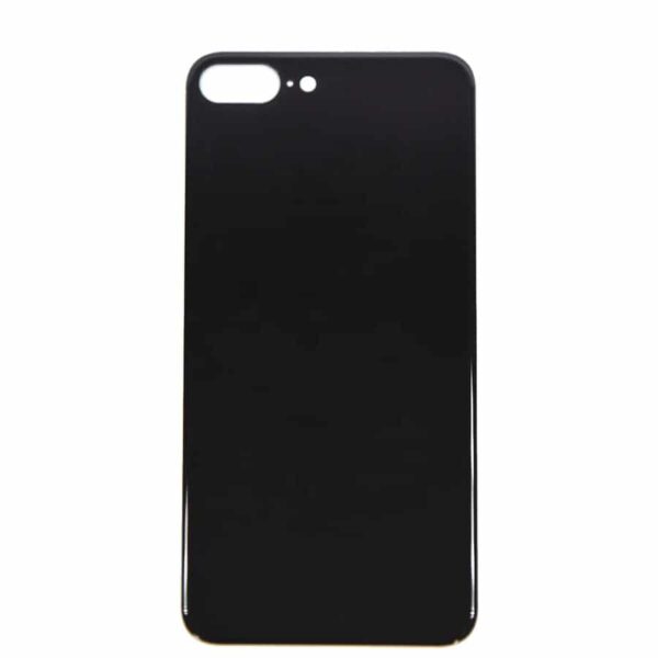 IPhone 8 Plus Backglass 3 - iPhone 8 Plus Bagside glas / Bagglas (BIG HOLE)(Med Logo)