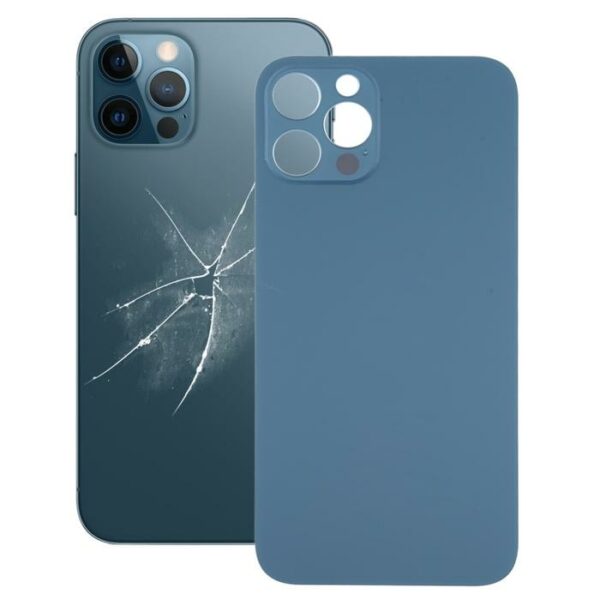 Ip12 pro blue 1 - iPhone 12 Pro Bag Glas (Big Camera Holder)