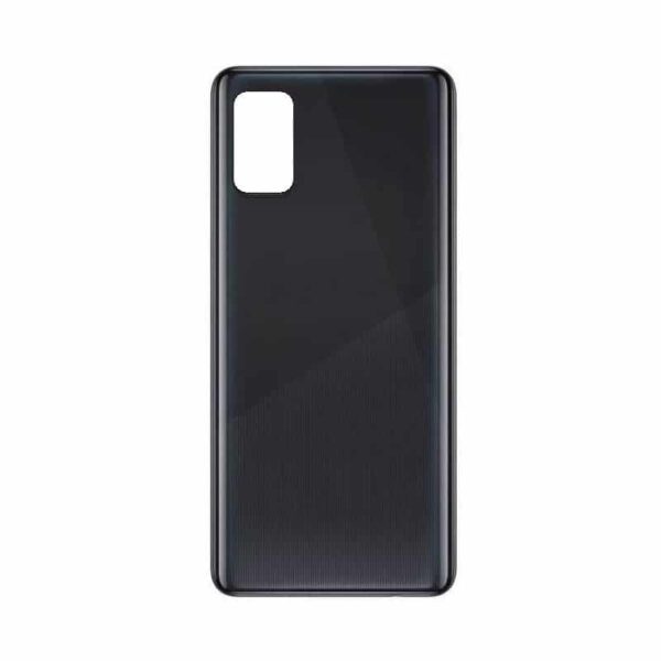 Samsung A41 Black Backcover - Samsung Galaxy A41 Bagglas/Batteri Cover/Back Glass