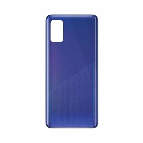 Samsung A41 Blue Backcover - Samsung Galaxy A41 Bagglas/Batteri Cover/Back Glass (Med Logo)