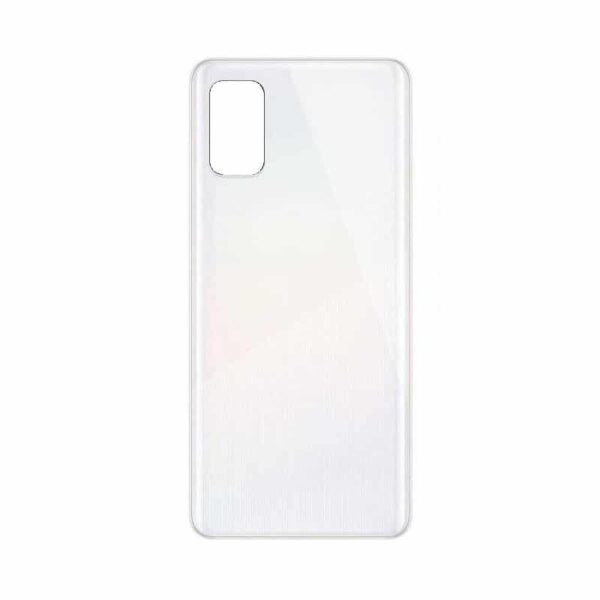 Samsung A41 White Backcover - Samsung Galaxy A41 Bagglas/Batteri Cover/Back Glass