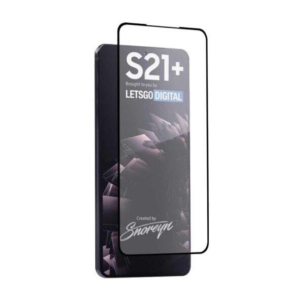 s21 tempredglass 1 - Samsung S21 Plus Full Skærmbeskyttelse – Sort Ramme Without Finger Print Hole
