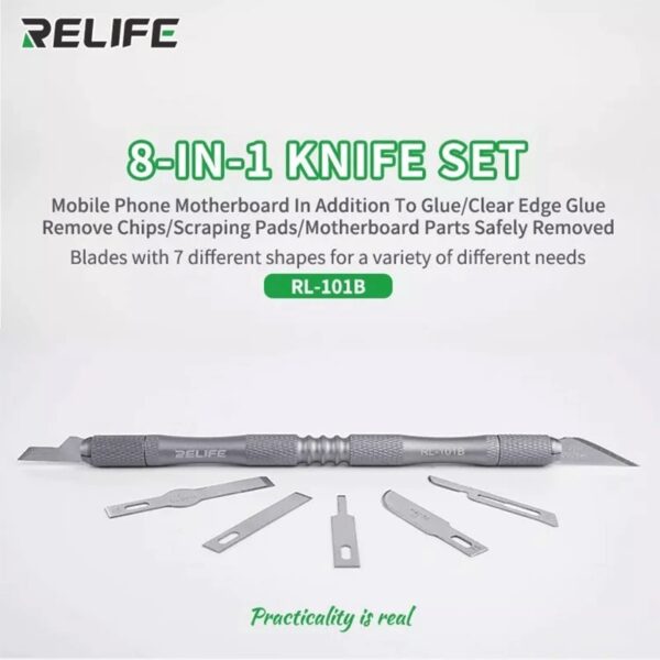 relife 8 in 1 1 - RELIFE 8 IN 1 Knifes sæt