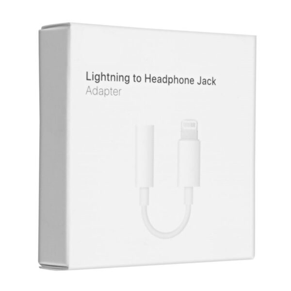0027915 apple lightning to 35 mm headphone jack adapter - iPhone/iPad Lightning til 3.5 mm Adapter