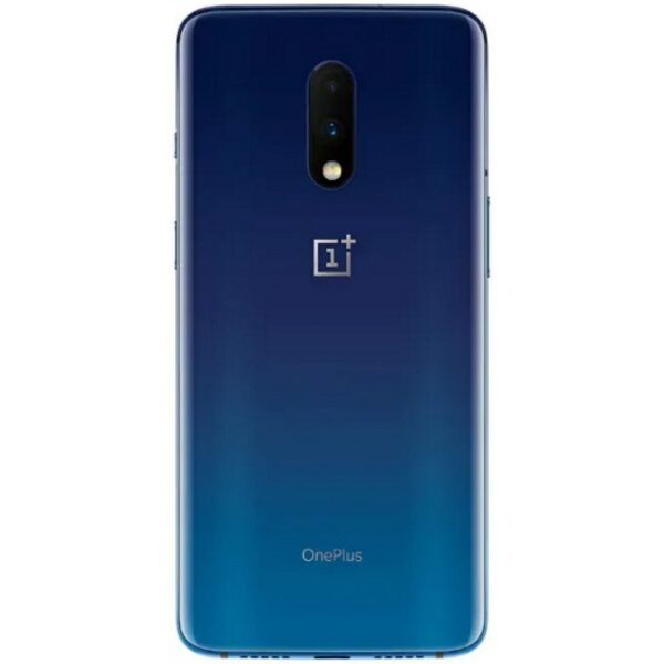 oneplus 7 rear housing panel battery door module mirror blue - OnePlus 7 Bagglas - Bag Cover Med Lens(Med Logo)