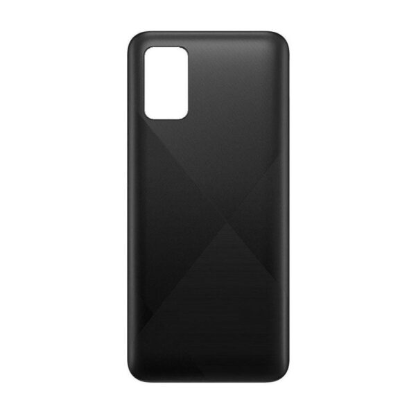 - Samsung Galaxy A02s Bagglas/Battery Cover/Back Glass (Med Logo) Med kameralinse