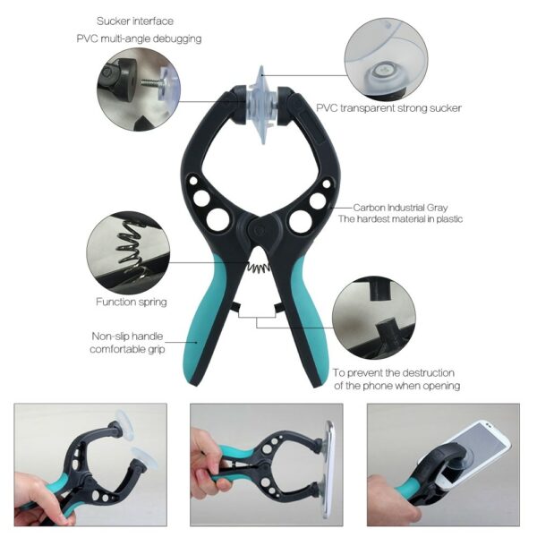 S W299 Mobile Phone LCD Screen Opening Pliers Suction Cup for iPhone iPad Samsung Cell Phone Repair Tool 3 - LCD Screen Opening Pliers(With Suction Cup)