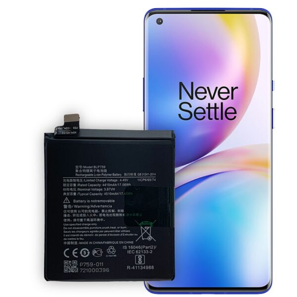 OnePlus 8pro battery 4 - OnePlus 8 Pro Batteri - Original Kapacitet