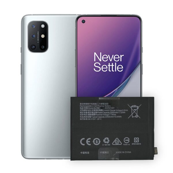 Oneplus 8T batteri 3 - OnePlus 8T Batteri - Original Kapacitet