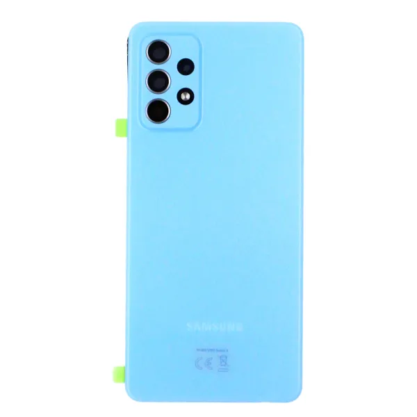 A72 4G Backcover Blue m5ANF9Yl 2 - Samsung Galaxy A72 Bagglas(Med Logo)