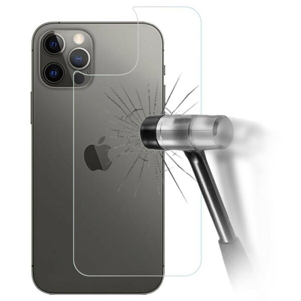Tempered Glass Back Cover Protector for iPhone 12 Pro Max 9H 13112020 01 p - Iphone 13 Pro Max- Beskyttelsesglas Til Bagside