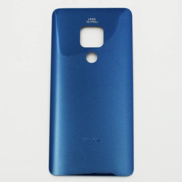 huawei mate 20 back cover sapphire - Huawei Mate 20 Bagcover - Batteri Cover (med Logo)