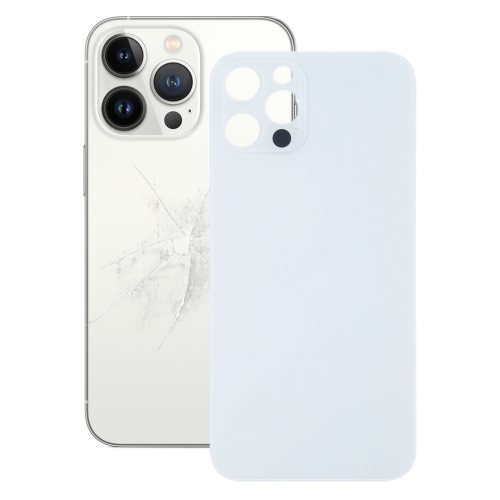 IPhone 13 Pro White Back glass - iPhone 13 Pro Bag Glas (Big Camera Holder) - Med Tape