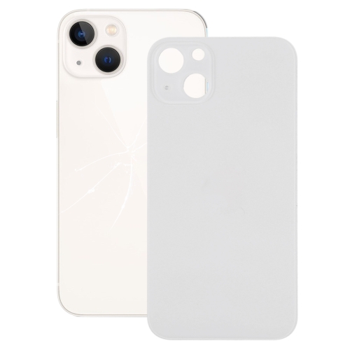 IPhone 13 White back glass - iPhone 13 Mini Bag Glas (Big Camera Holder) - Med Tape