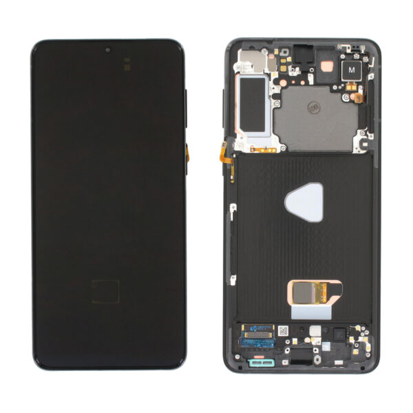 samsung g996b galaxy s21 5g display phantom black - Samsung Galaxy S21 Plus Lcd Skærm Med Ramme (Original Service Pack)