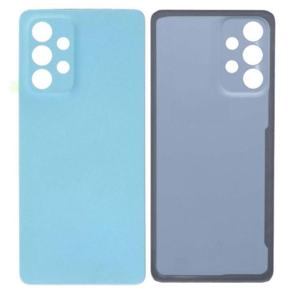 A53 Blue 1 - Samsung Galaxy A53 Bagglas/Batteri Cover/Back Glass Med kameralinse