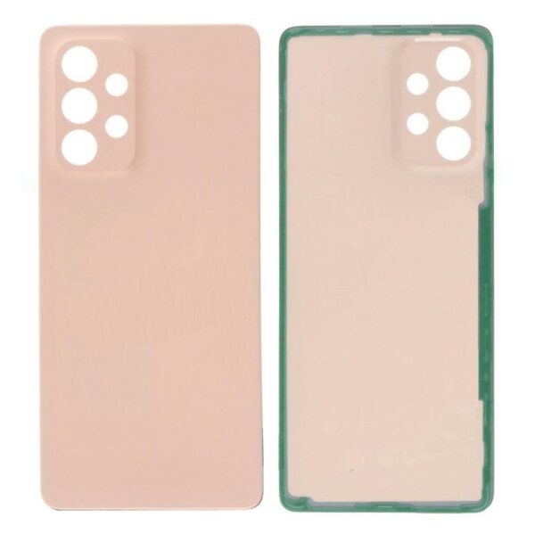A53 gold 3 - Samsung Galaxy A53 Bagglas/Batteri Cover/Back Glass Med kameralinse