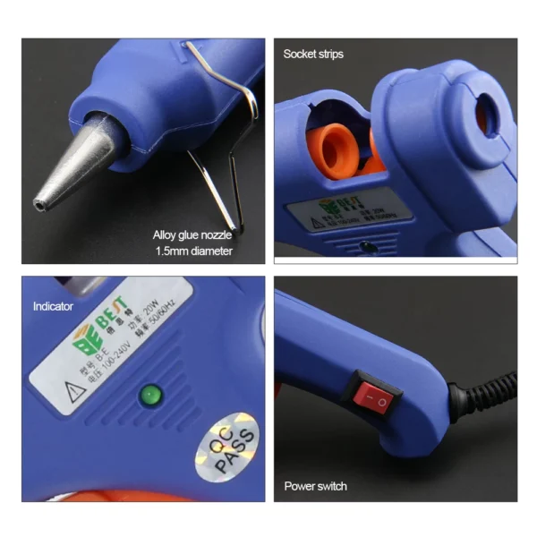 BEST B E 20W Hot Melt Glue Gun with Switch 4.jpg - Limpistol 12 W 230V