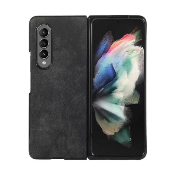 Hf02ff46f965e4adfa75bb196399c653aH - Samsung Galaxy Z Fold 3 Læder Cover