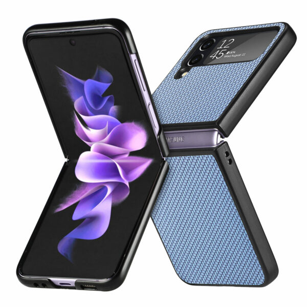 SKU 04 蓝色 - Samsung Galaxy Z Flip 3 Mønster Cover